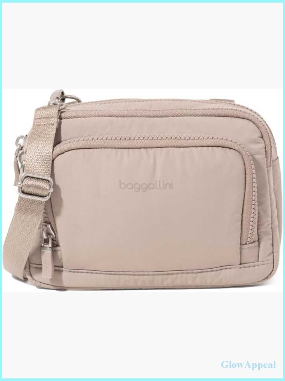 RFID Crossbody Wallet, Convertible Belt Bag, Lightweight, Water-Repellent, 6